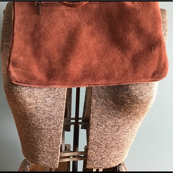 VINTAGE MARCEL COGNAC SUEDE & SNAKESKIN PURSE - Picture 4 of 8